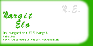 margit elo business card